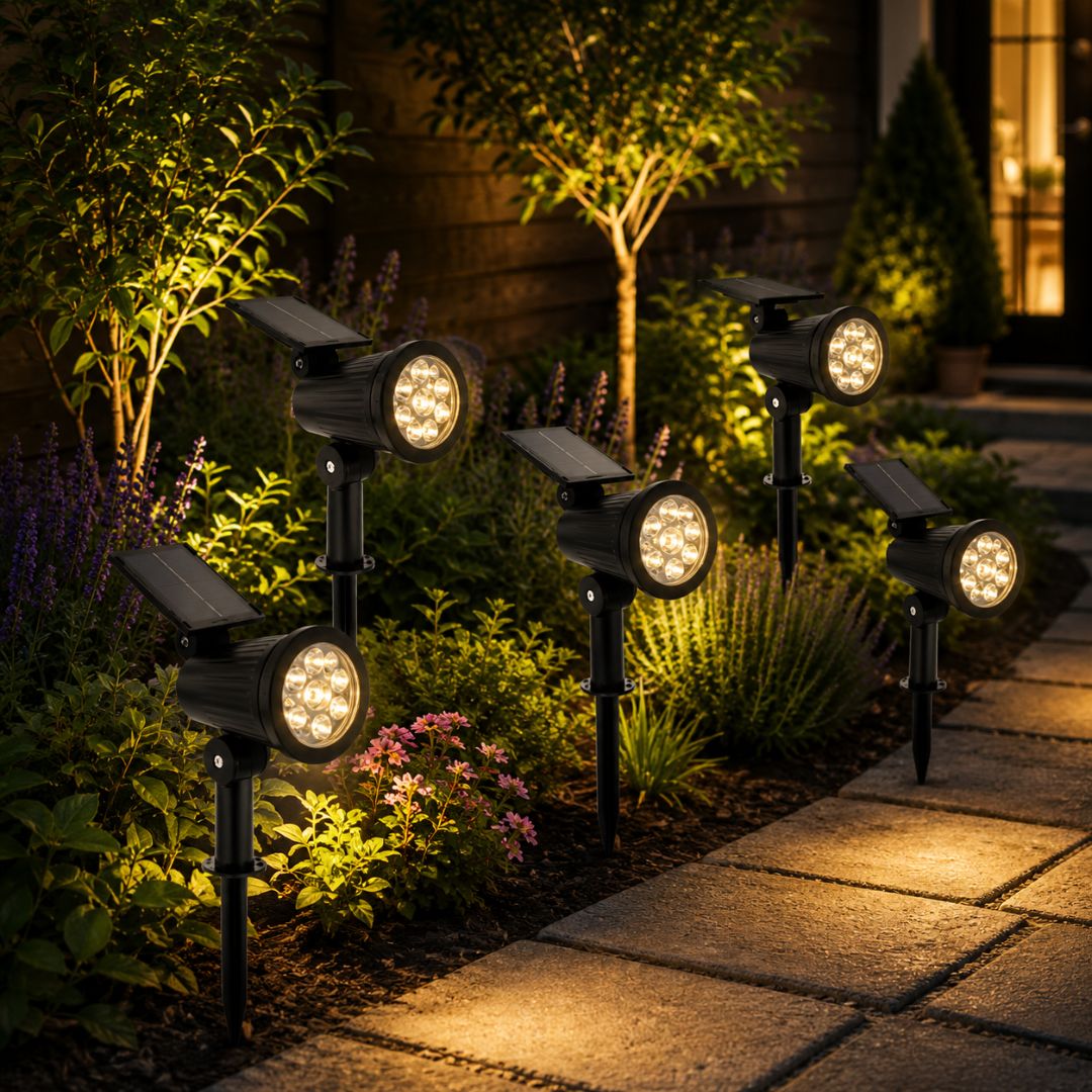 Garten Spotlights mit Solarfunktion