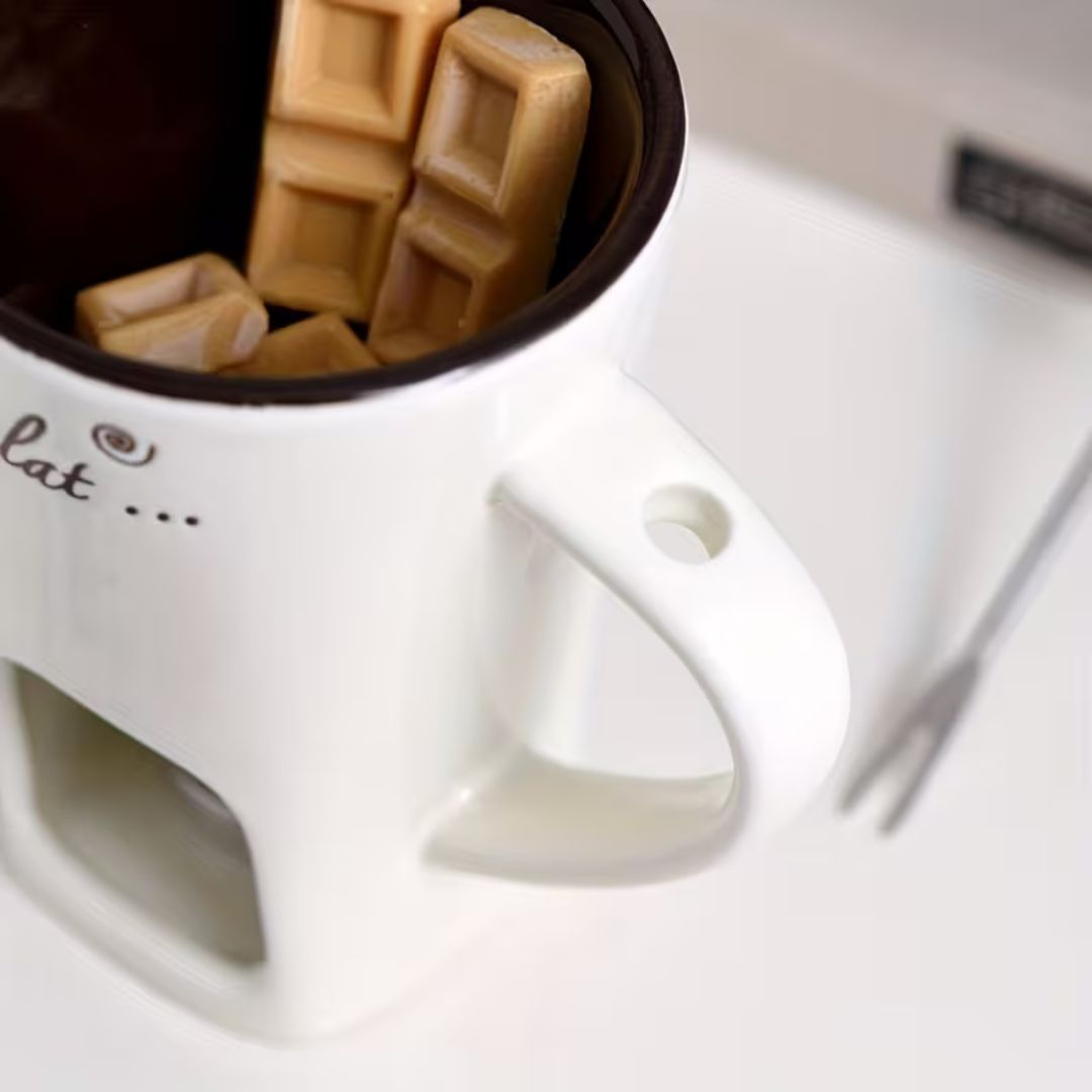 ChocoGlow - Gemütliche Schokoladen-Fondue-Tasse