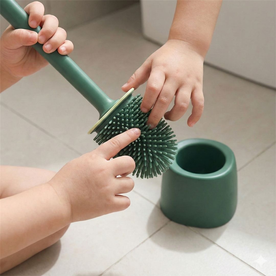WinkelWischer - Silikon Toilettenbürste