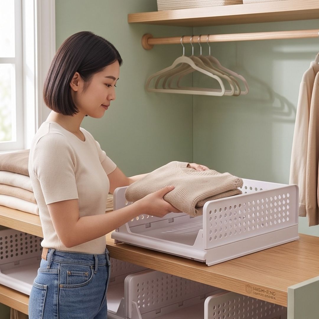 Stapelbarer Kleiderschrank-Organizer