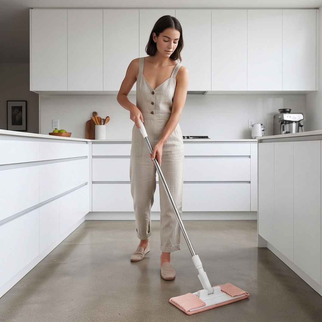 MopFlex - 360° Flachwischer mit Mikrofasertüchern