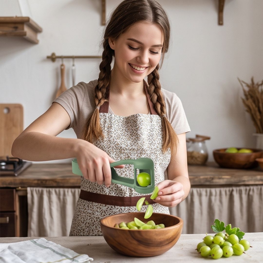FruchtBlitz - Schneller & sicherer Obstschneider