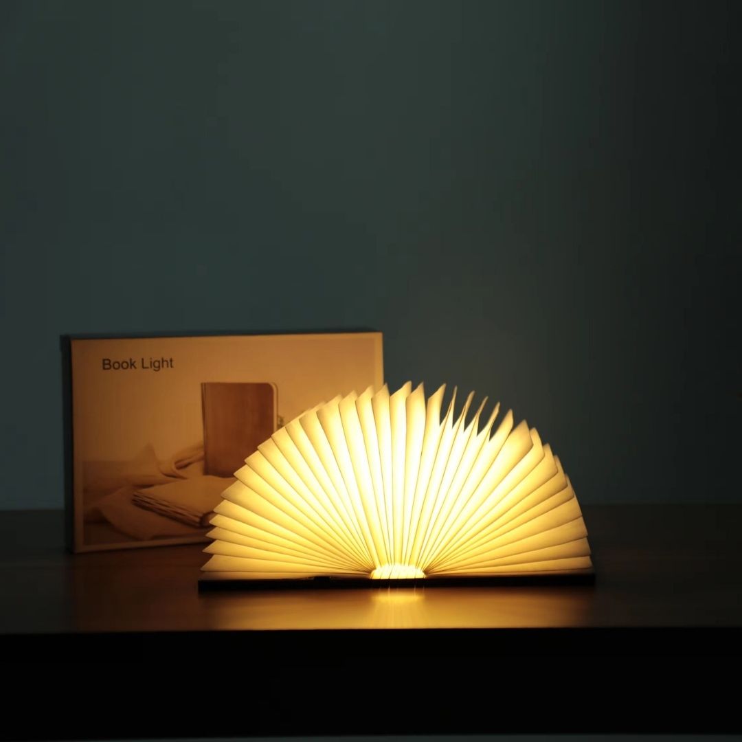 BookGlow - Klappbare LED-Buchlampe