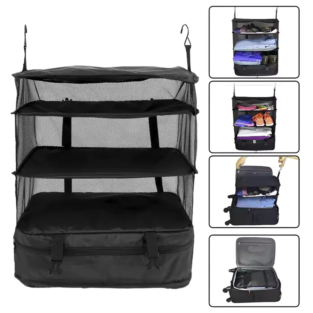 PackBuddy - Faltbarer Koffer-Organizer für Reisen