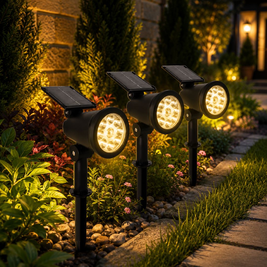 Garten Spotlights mit Solarfunktion