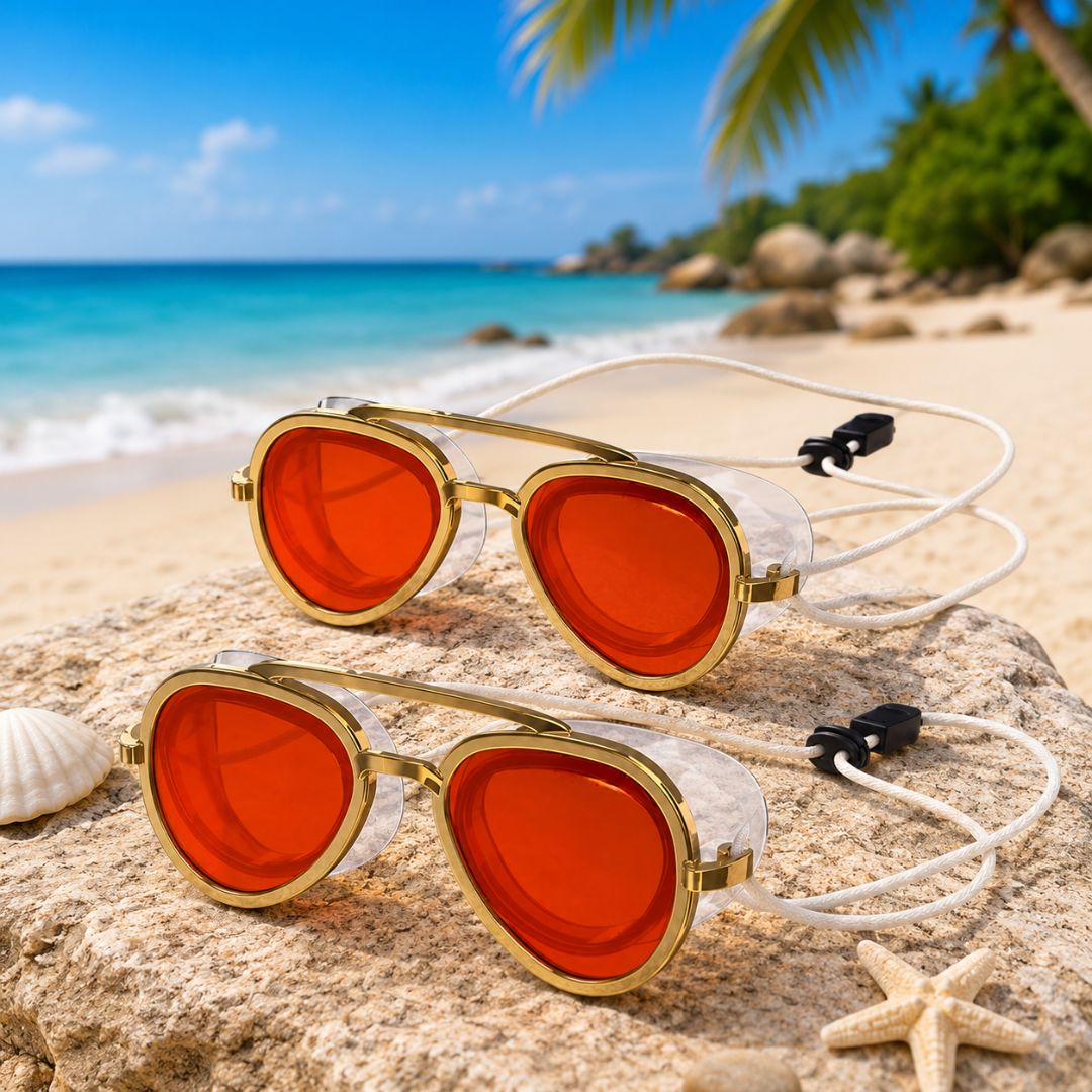 AquaShade - Die Sonnen-Schwimm-Brille