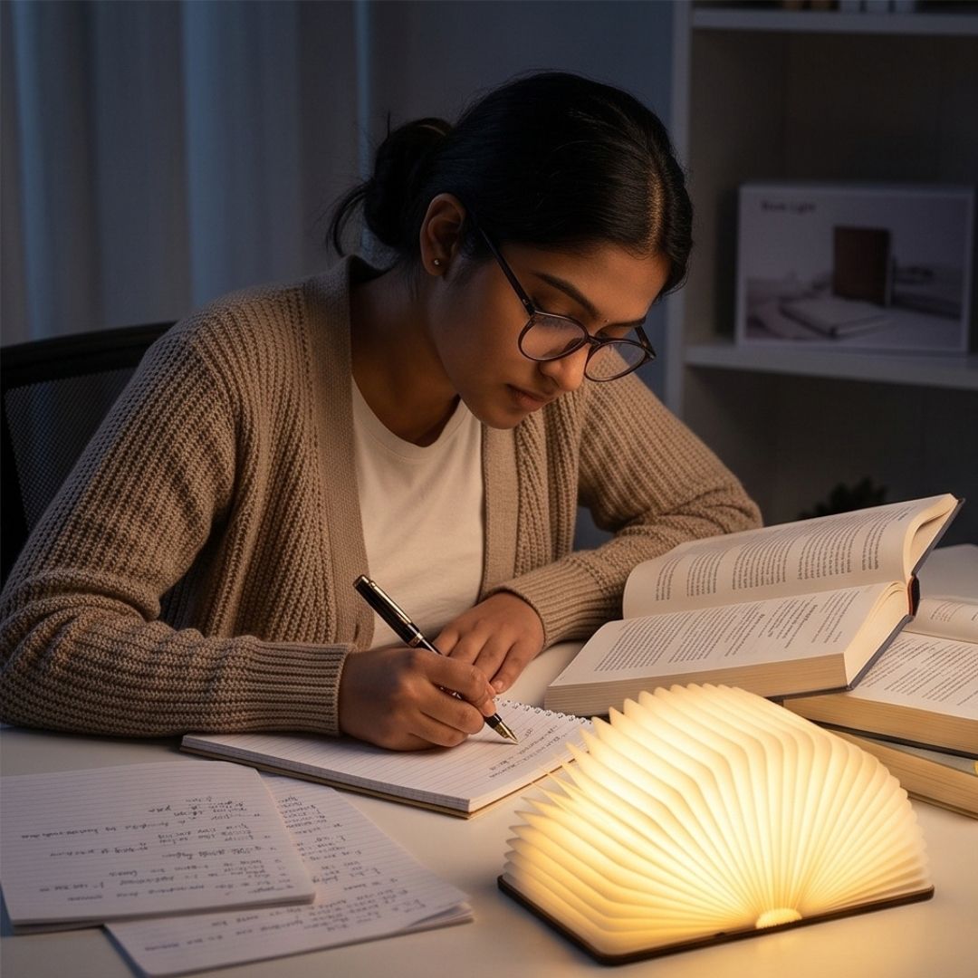 BookGlow - Klappbare LED-Buchlampe