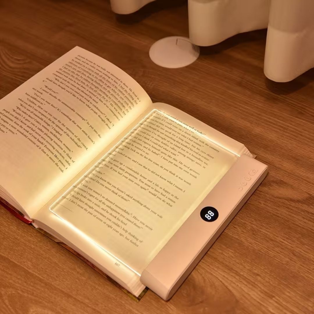 LichtLeser - LED Beleuchtungsplatte für Bücher