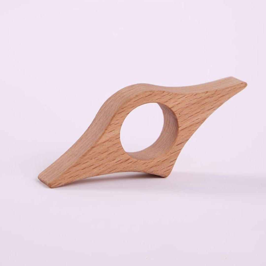 Daumen Lesezeichen aus Holz