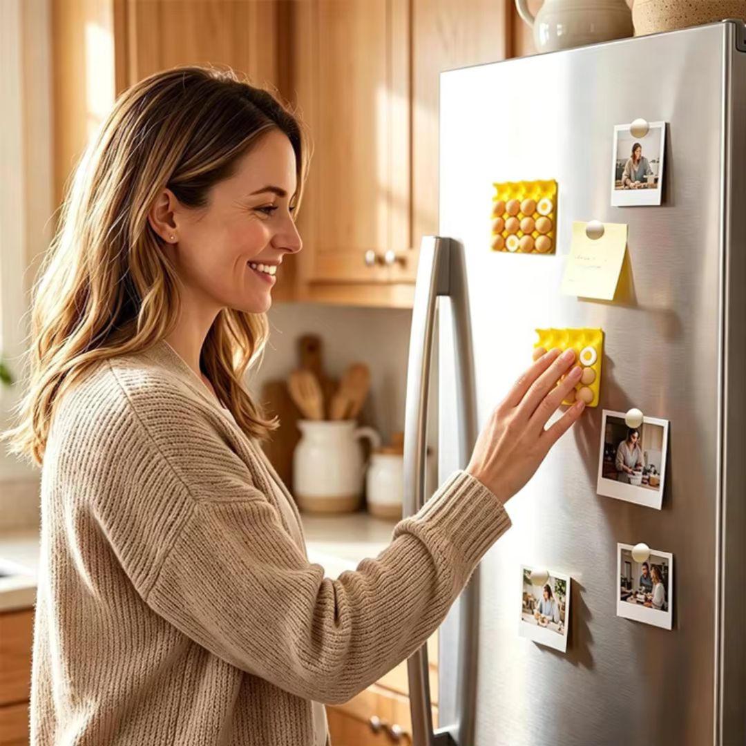 EggNote - Lustiger Magnet-Notizhalter
