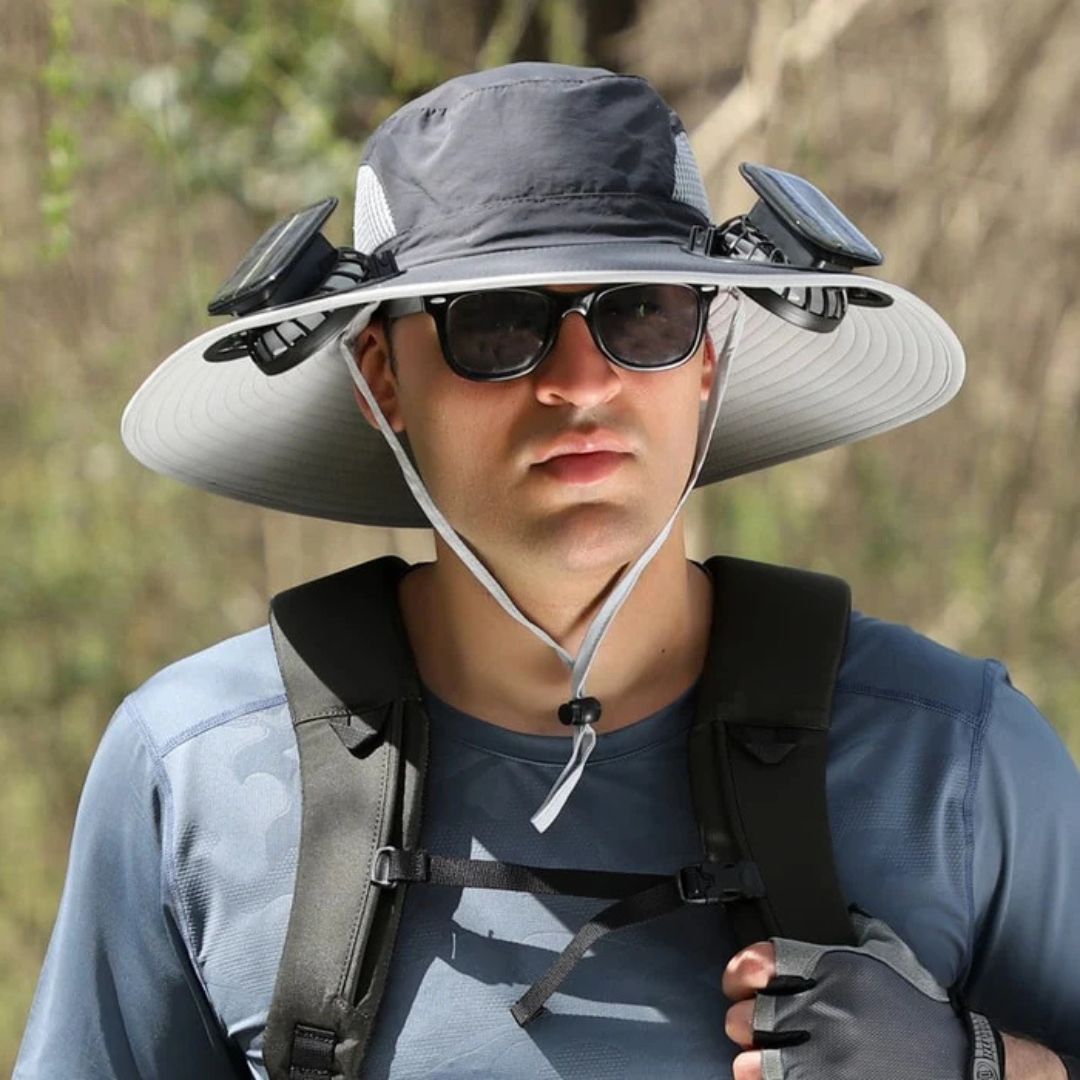 Solar-Sommerhut mit Ventilator