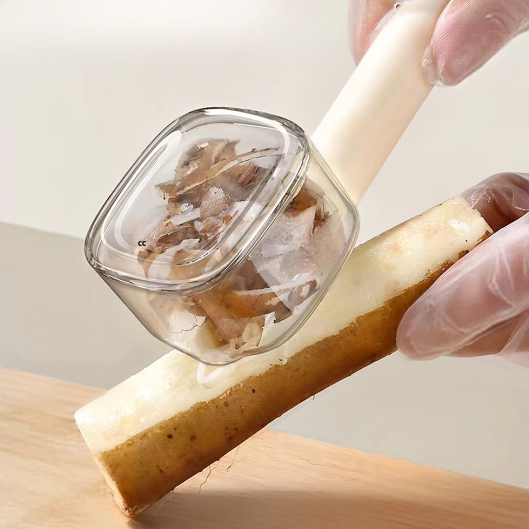 SchälFreund - Schäler mit Auffangbehälter