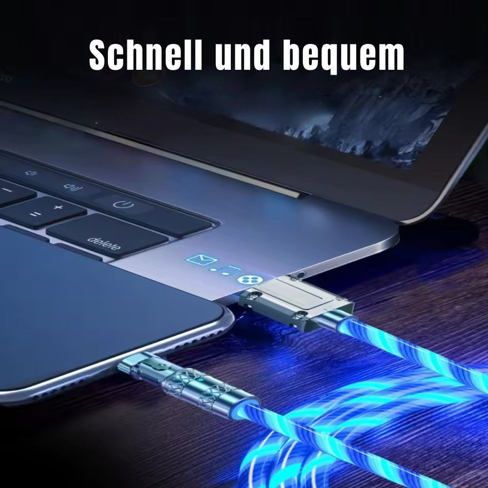 Leuchtendes & Rotierendes Lade- und Datenkabel