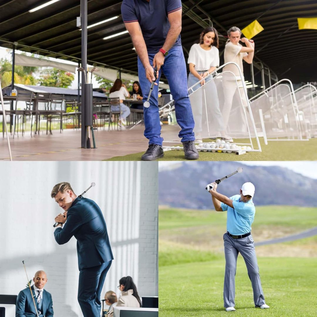 Einziehbarer Home Golf Schwung Trainer