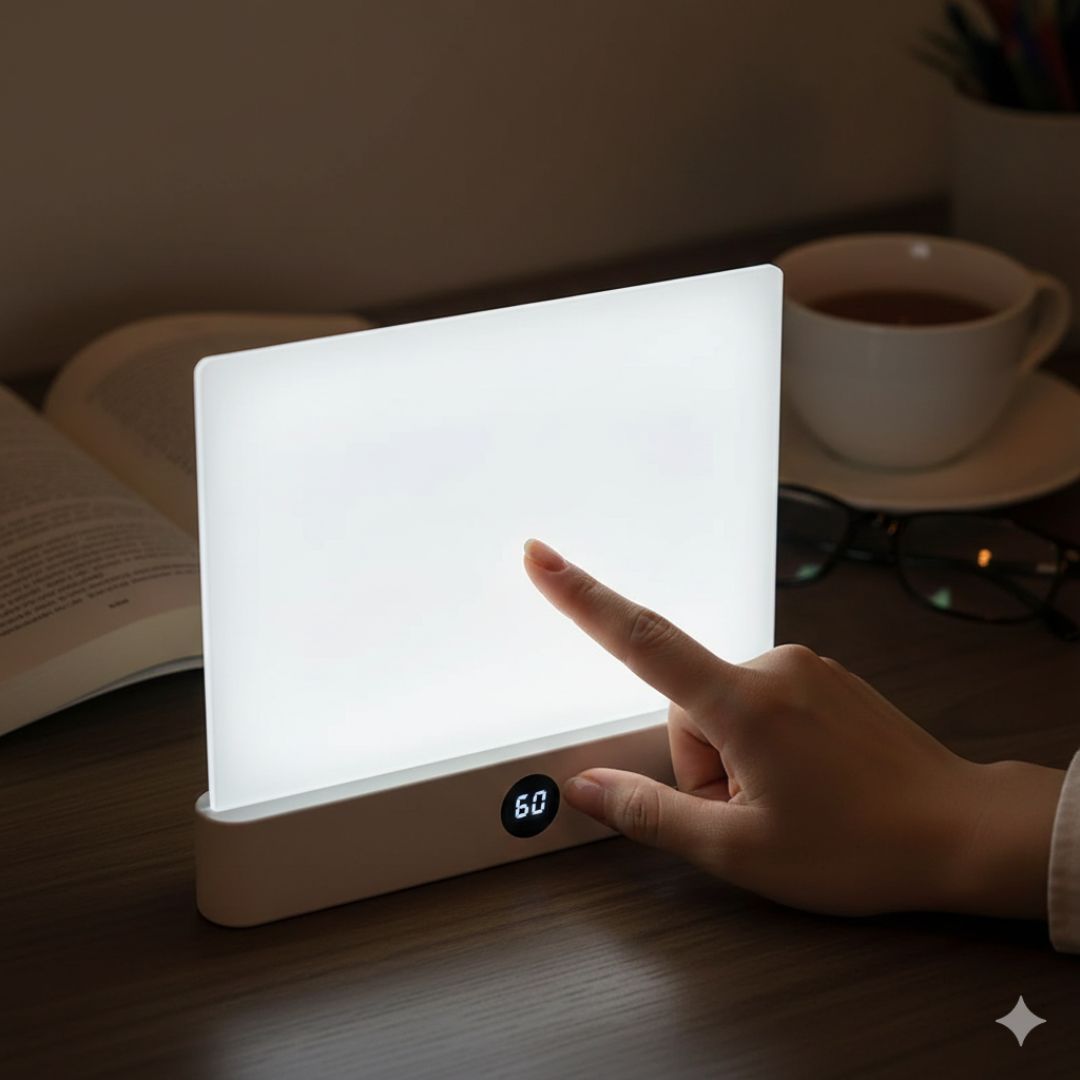LichtLeser - LED Beleuchtungsplatte für Bücher