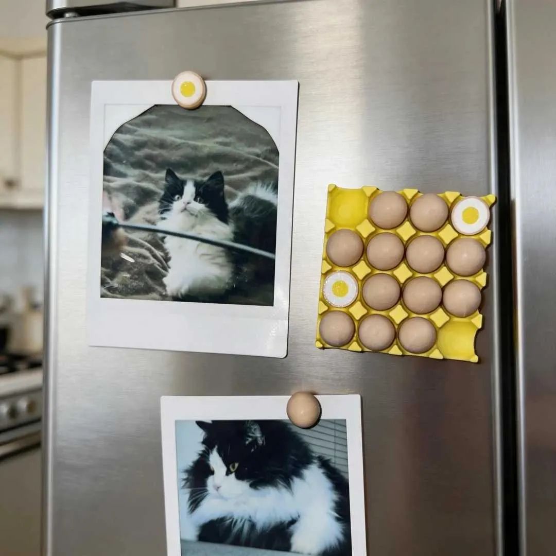 EggNote - Lustiger Magnet-Notizhalter