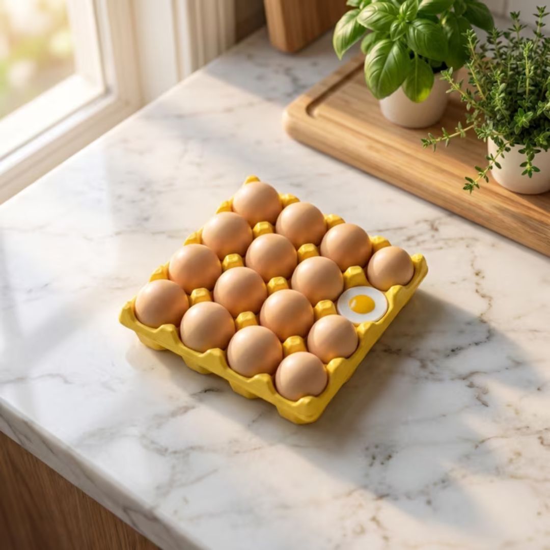 EggNote - Lustiger Magnet-Notizhalter