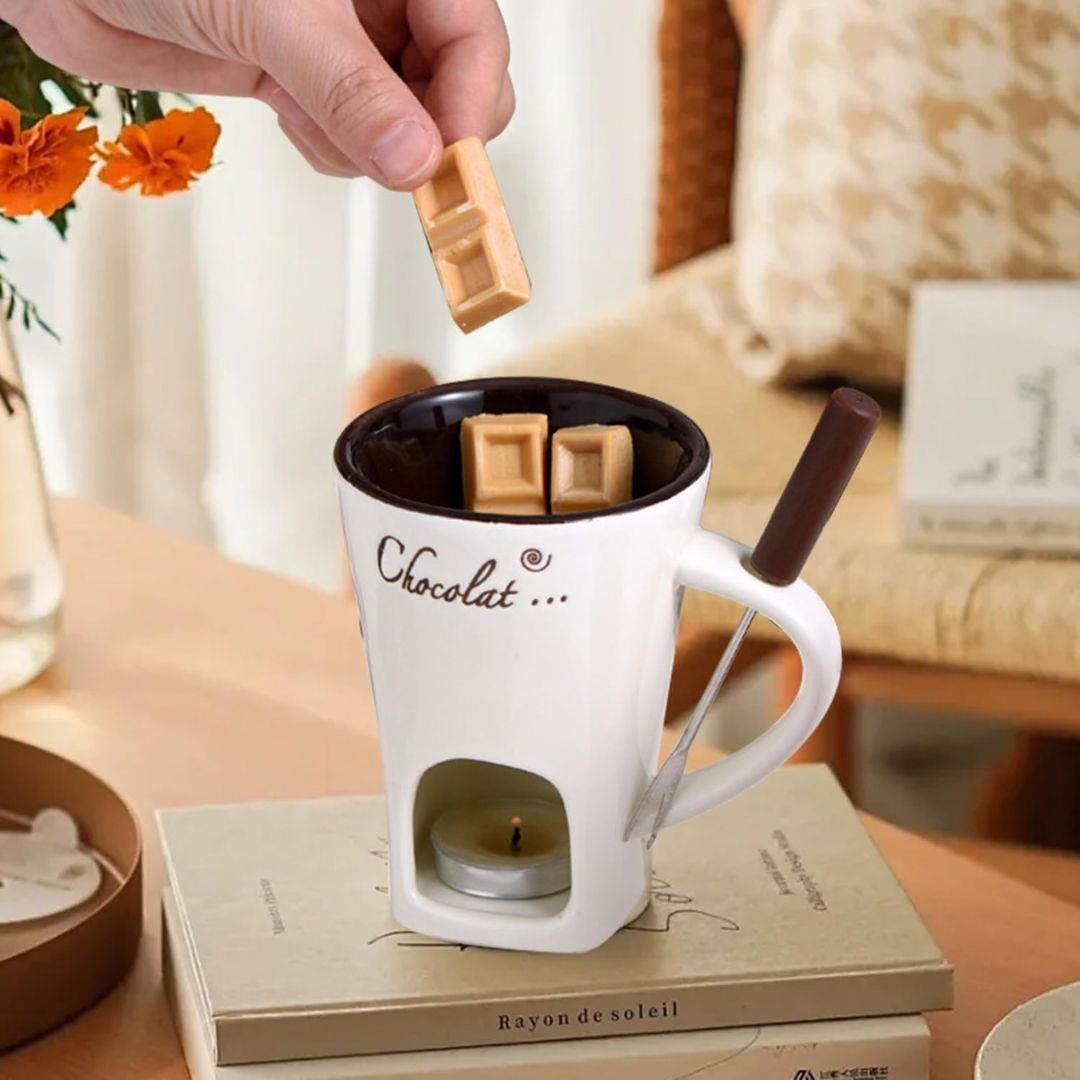 ChocoGlow - Gemütliche Schokoladen-Fondue-Tasse