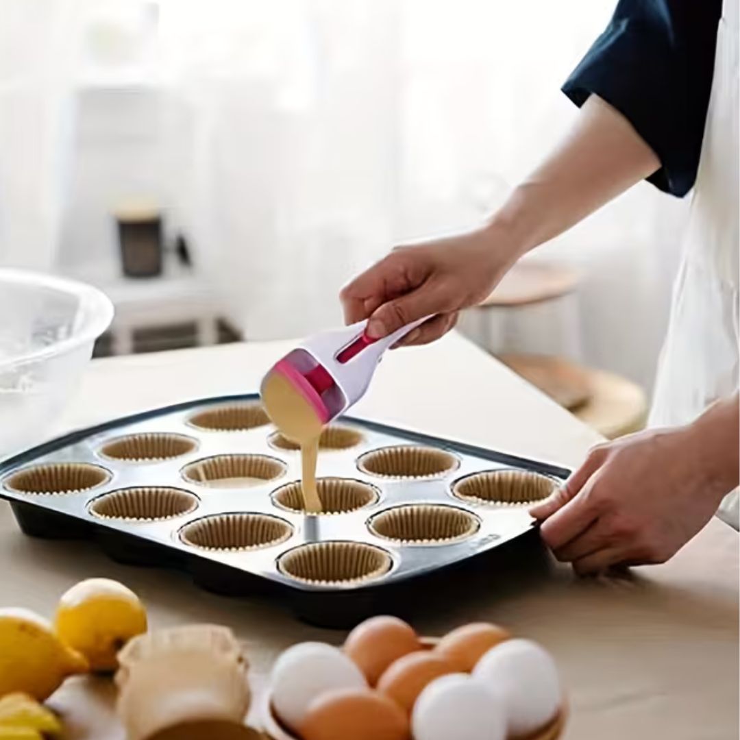 TeigLöffel - Teig-Portionierer mit Auswurffunktion