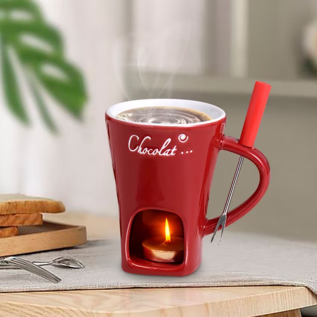 ChocoGlow - Gemütliche Schokoladen-Fondue-Tasse