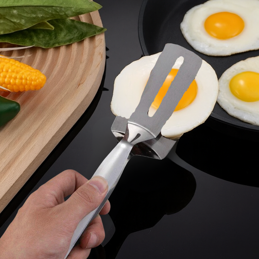 Doppelseitiger Edelstahl Pfannenwender