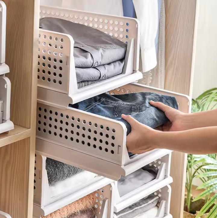 Stapelbarer Kleiderschrank-Organizer