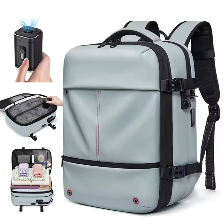 AirPAck - Reiserucksack mit Vakuumkompression