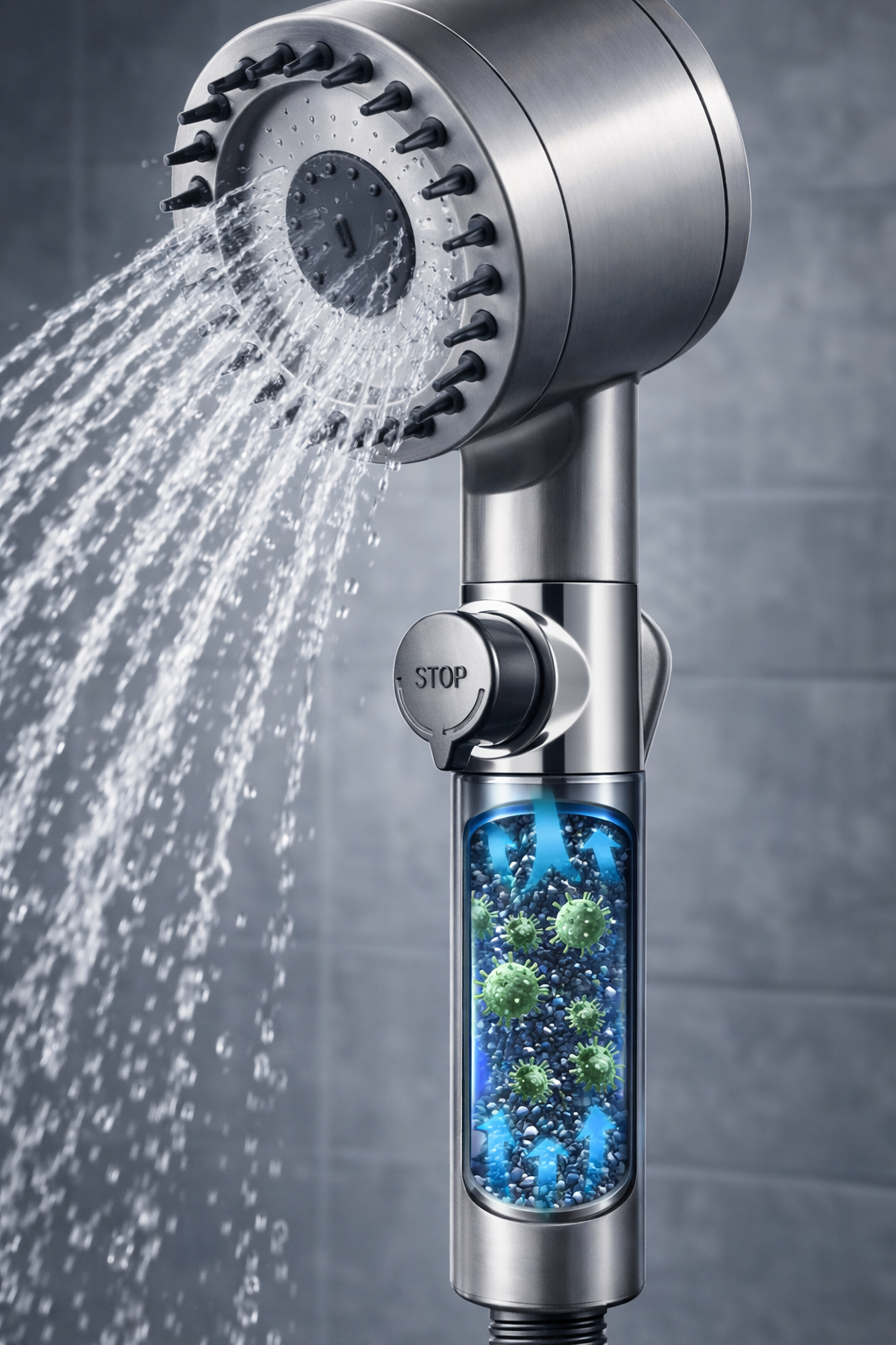 Massage Duschkopf mit Wasserfilter