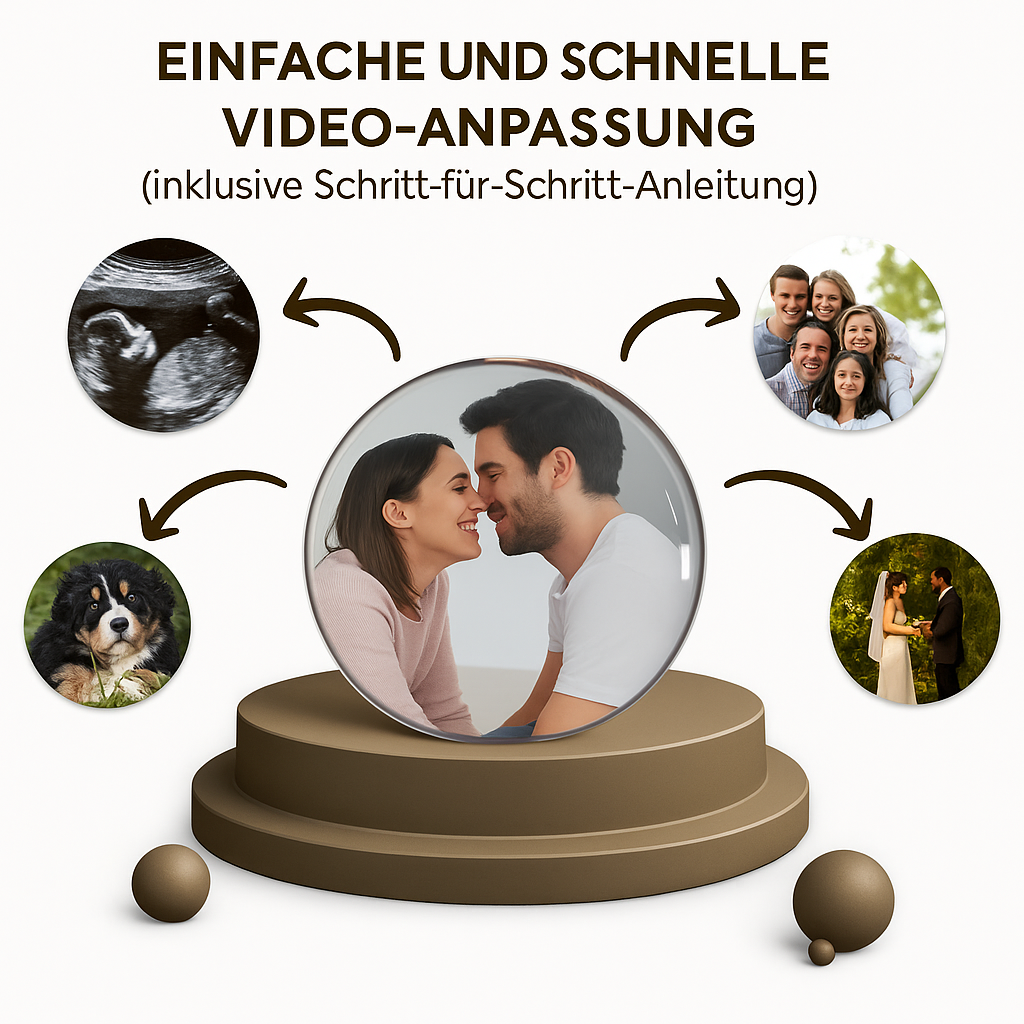WeihnachtsZauber - Deine Fotos & Videos in deiner Weihnachtskugel