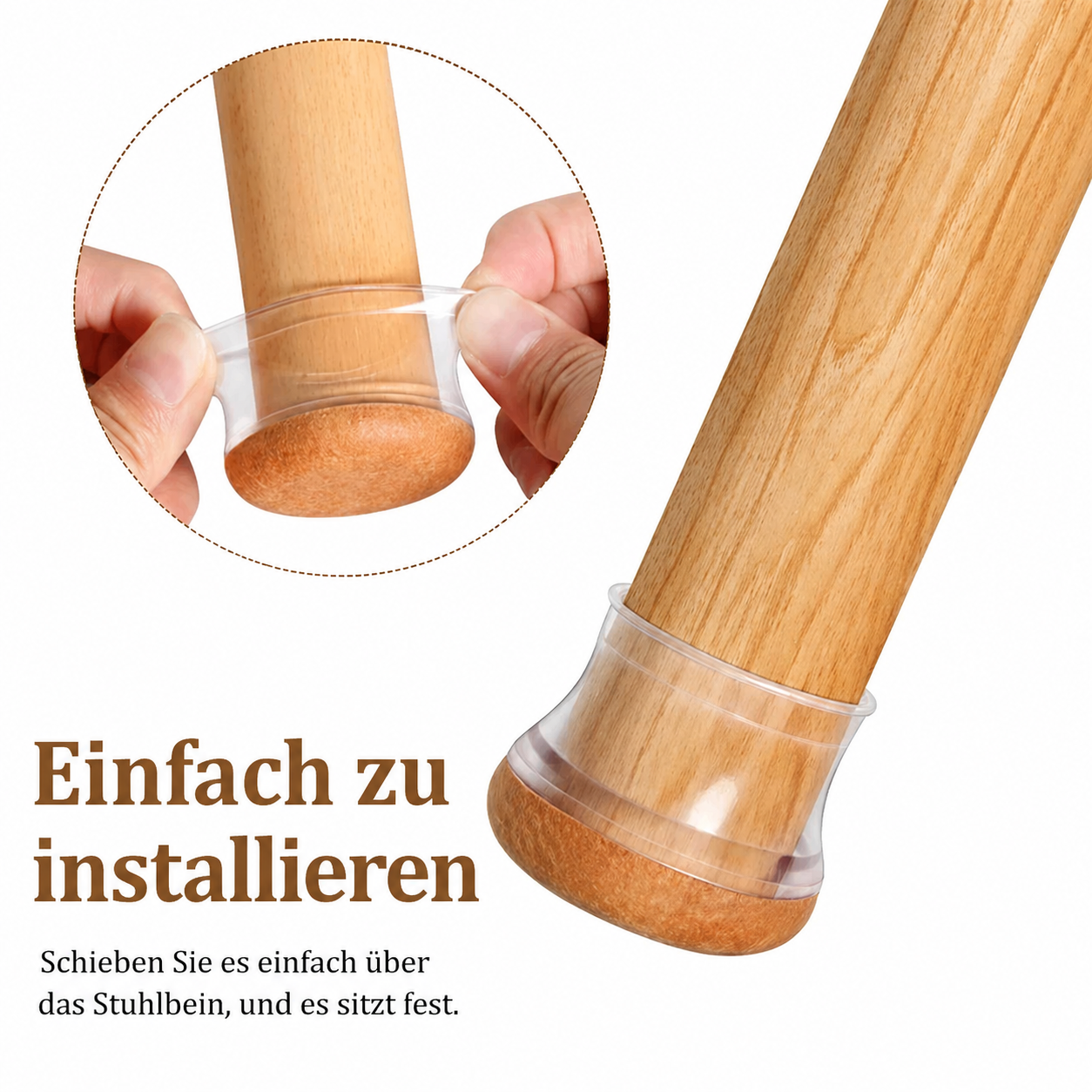 ChairGuard - 24er Silikon Stuhlbeinschutz