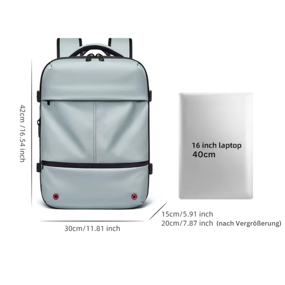 AirPack - Reiserucksack mit Vakuumkompression