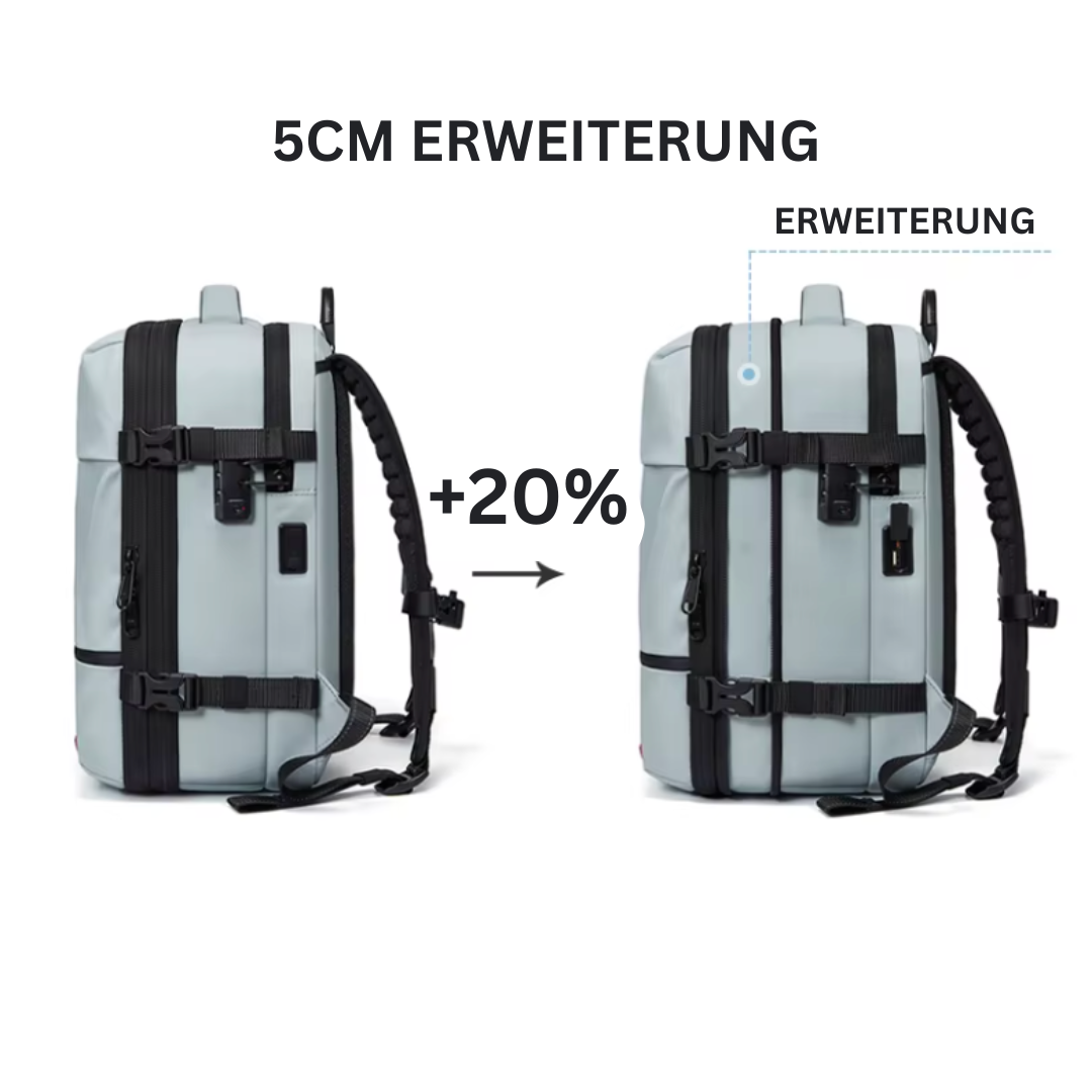AirPack - Reiserucksack mit Vakuumkompression