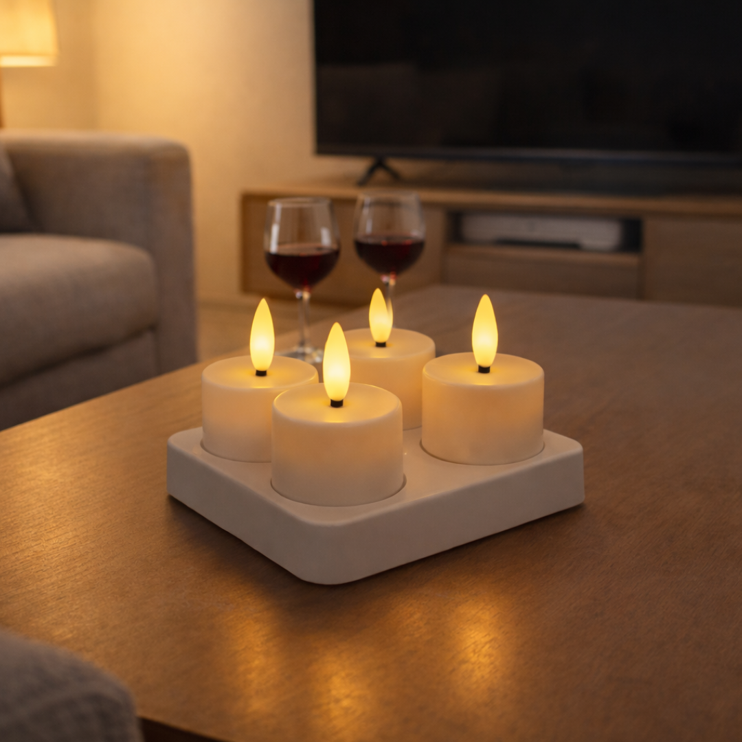 CandleVibe - Wiederaufladbare LED-Kerzen
