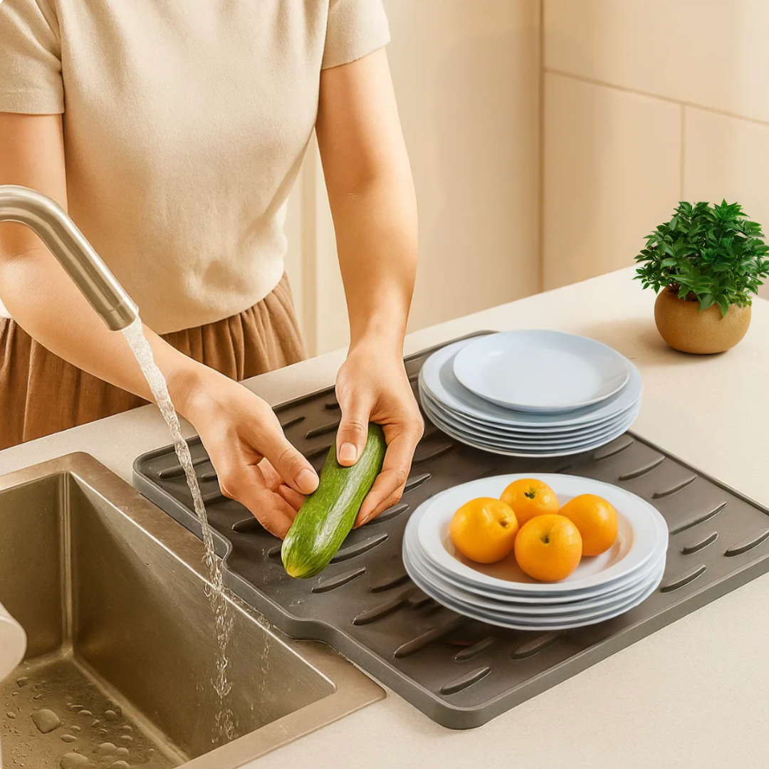 Rutschfeste Silikon Abtropfmatte