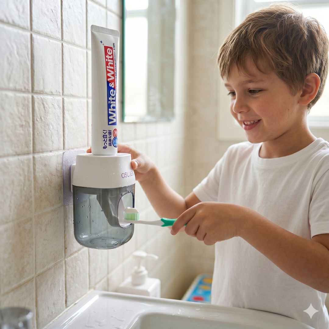 CleanPress - Automatischer Zahnpasta Spender